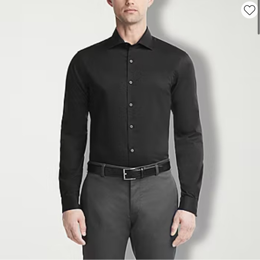 Men's Black Dress Shirt